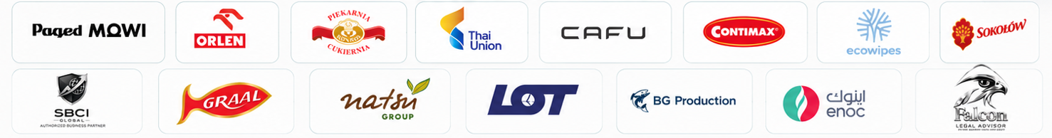 Trusted business partner logos